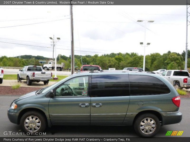 Modern Blue Pearl / Medium Slate Gray 2007 Chrysler Town & Country Limited