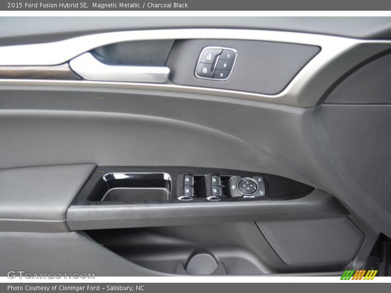 Magnetic Metallic / Charcoal Black 2015 Ford Fusion Hybrid SE