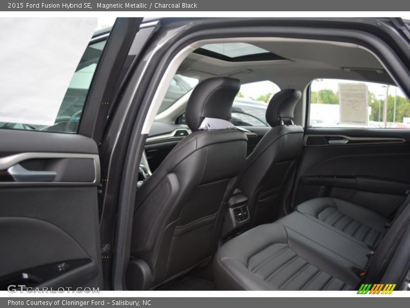 Rear Seat of 2015 Fusion Hybrid SE