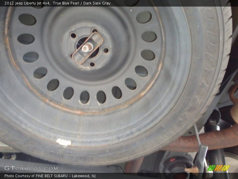 True Blue Pearl / Dark Slate Gray 2012 Jeep Liberty Jet 4x4