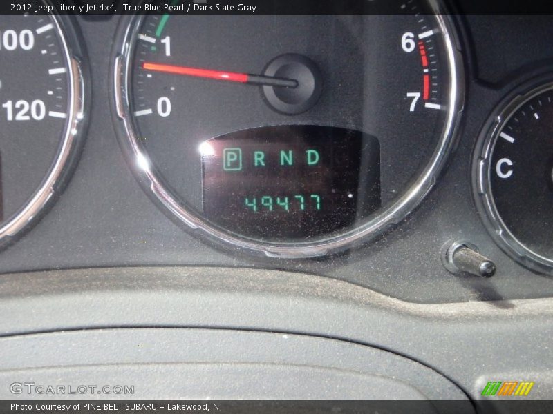 True Blue Pearl / Dark Slate Gray 2012 Jeep Liberty Jet 4x4