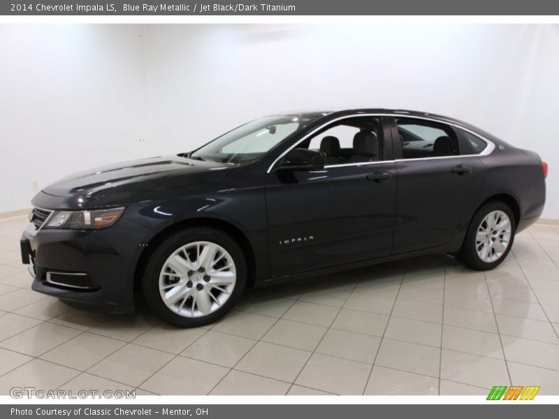 Blue Ray Metallic / Jet Black/Dark Titanium 2014 Chevrolet Impala LS