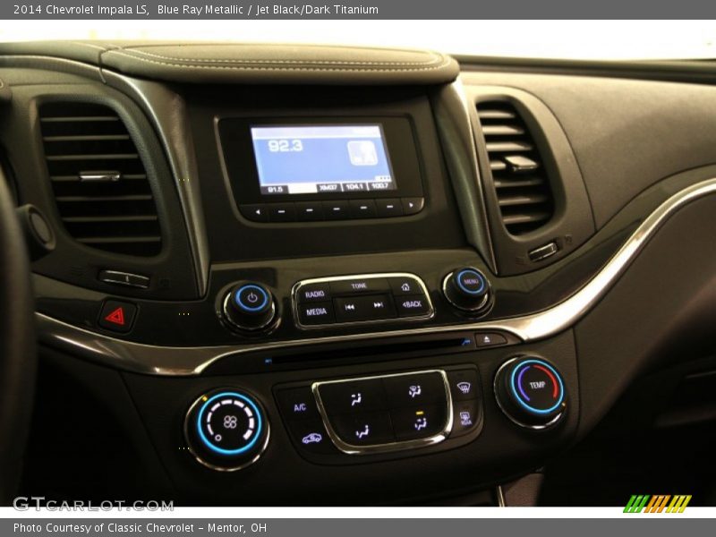 Blue Ray Metallic / Jet Black/Dark Titanium 2014 Chevrolet Impala LS