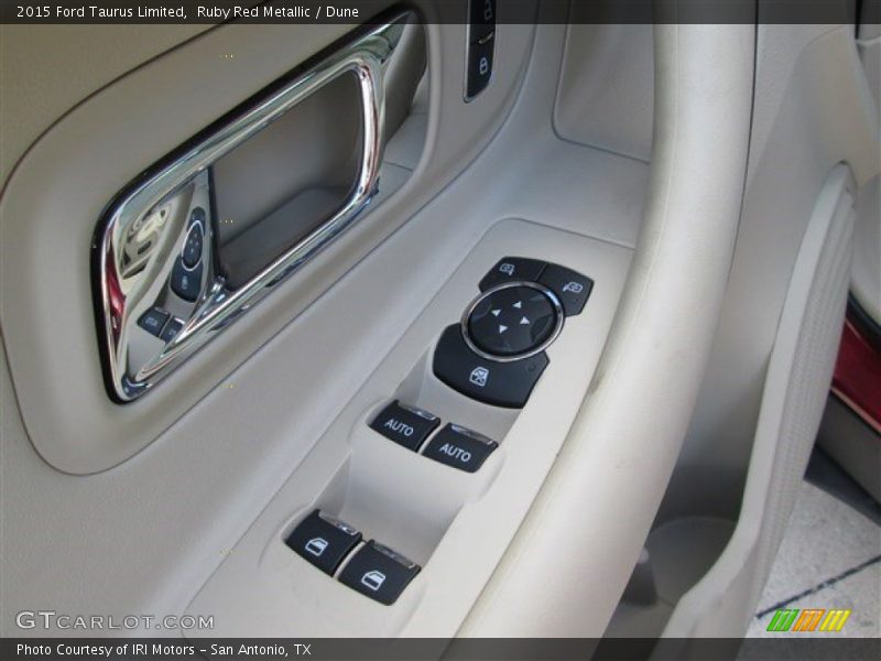 Ruby Red Metallic / Dune 2015 Ford Taurus Limited
