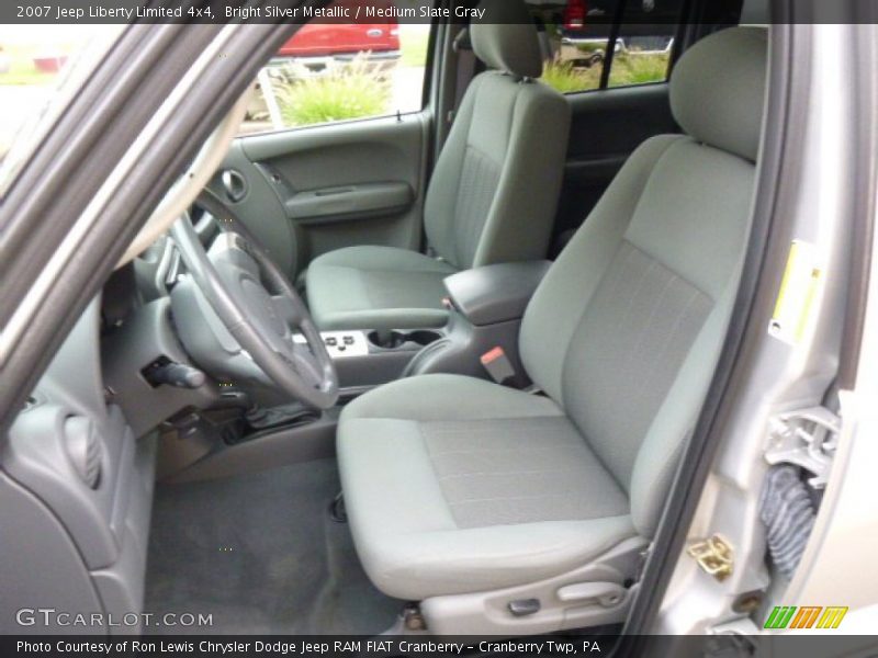 Bright Silver Metallic / Medium Slate Gray 2007 Jeep Liberty Limited 4x4