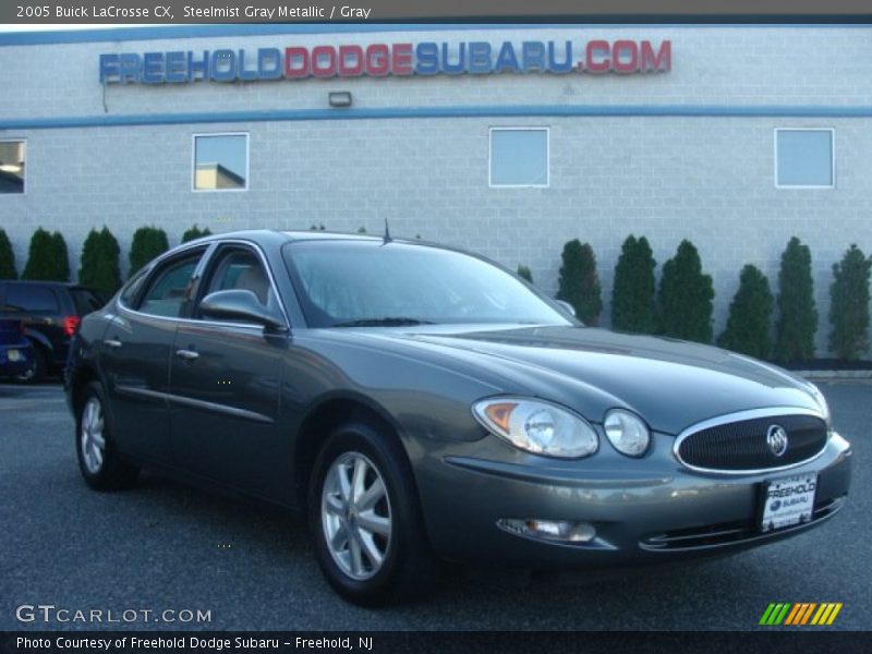 Steelmist Gray Metallic / Gray 2005 Buick LaCrosse CX