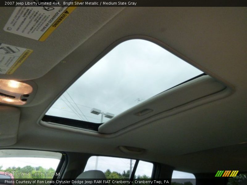 Bright Silver Metallic / Medium Slate Gray 2007 Jeep Liberty Limited 4x4