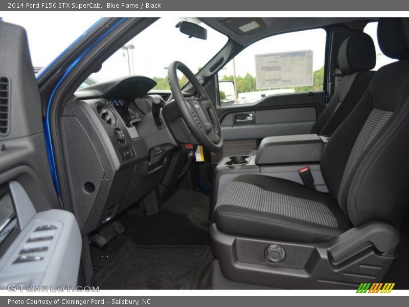 Front Seat of 2014 F150 STX SuperCab