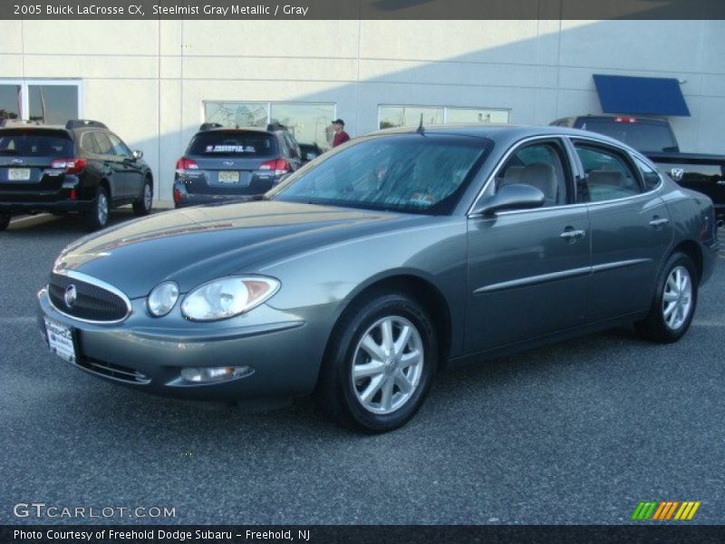Steelmist Gray Metallic / Gray 2005 Buick LaCrosse CX