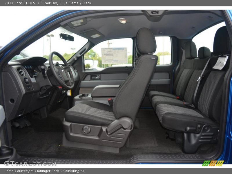  2014 F150 STX SuperCab Black Interior