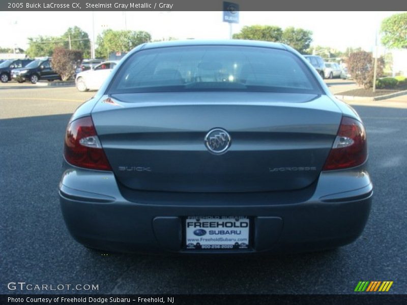 Steelmist Gray Metallic / Gray 2005 Buick LaCrosse CX