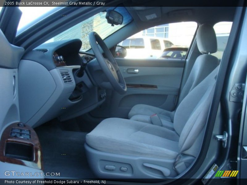 Steelmist Gray Metallic / Gray 2005 Buick LaCrosse CX