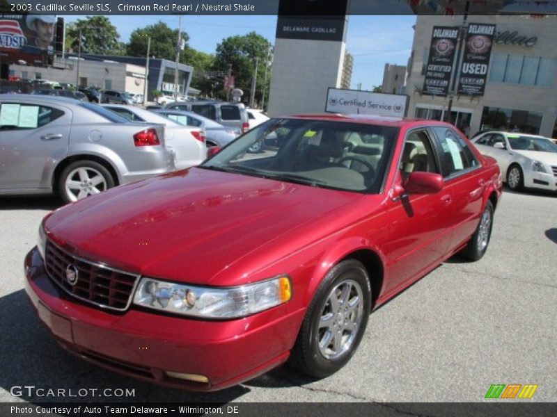 Crimson Red Pearl / Neutral Shale 2003 Cadillac Seville SLS