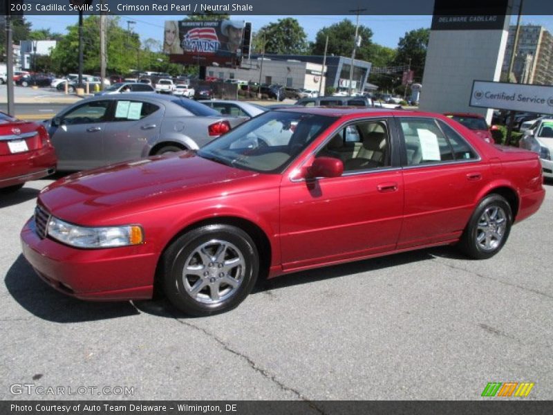 Crimson Red Pearl / Neutral Shale 2003 Cadillac Seville SLS