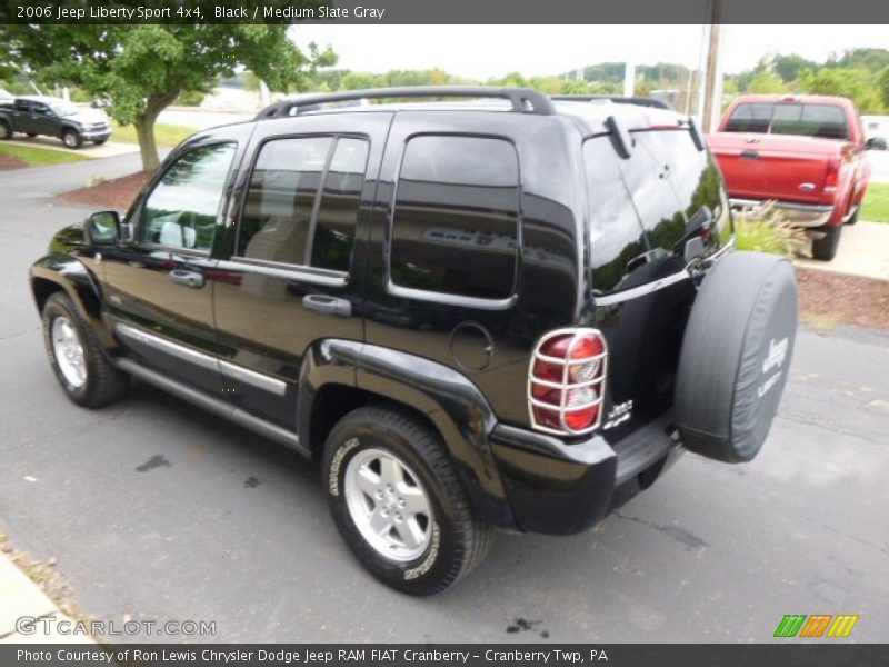 Black / Medium Slate Gray 2006 Jeep Liberty Sport 4x4