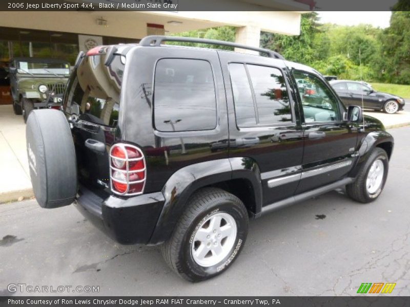 Black / Medium Slate Gray 2006 Jeep Liberty Sport 4x4