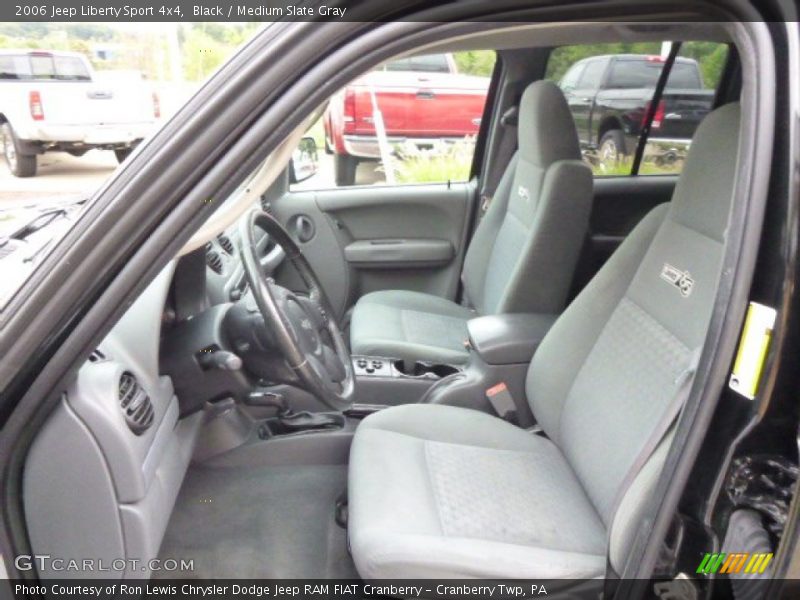 Black / Medium Slate Gray 2006 Jeep Liberty Sport 4x4