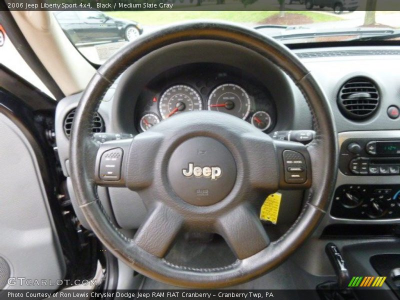 Black / Medium Slate Gray 2006 Jeep Liberty Sport 4x4