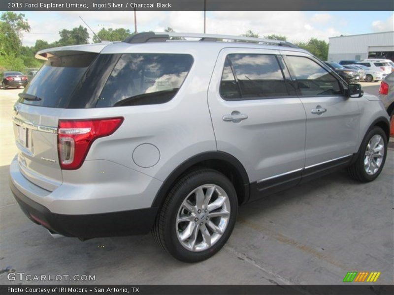 Ingot Silver / Charcoal Black 2015 Ford Explorer Limited