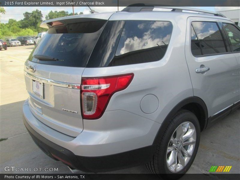 Ingot Silver / Charcoal Black 2015 Ford Explorer Limited