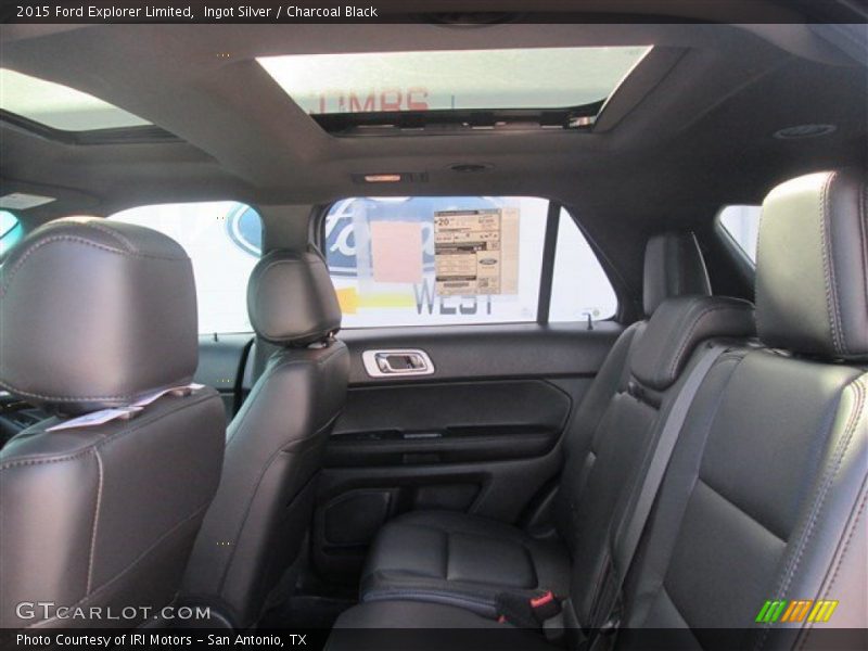 Ingot Silver / Charcoal Black 2015 Ford Explorer Limited
