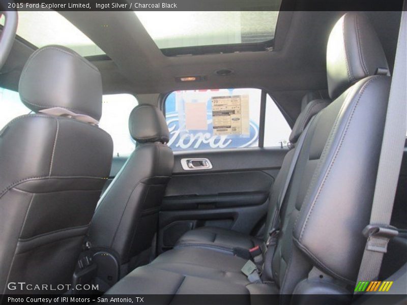 Ingot Silver / Charcoal Black 2015 Ford Explorer Limited