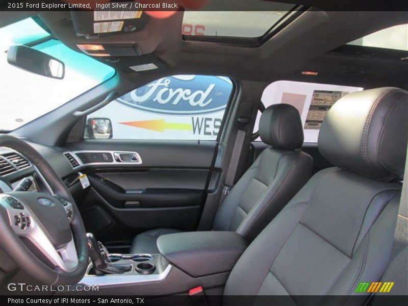 Ingot Silver / Charcoal Black 2015 Ford Explorer Limited
