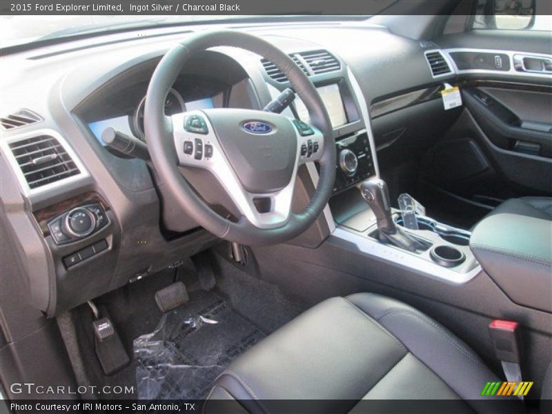 Ingot Silver / Charcoal Black 2015 Ford Explorer Limited