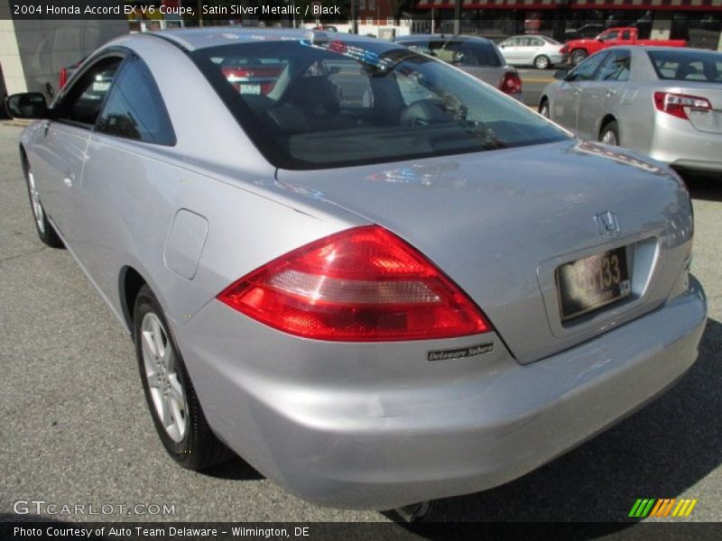 Satin Silver Metallic / Black 2004 Honda Accord EX V6 Coupe