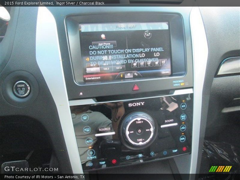 Ingot Silver / Charcoal Black 2015 Ford Explorer Limited