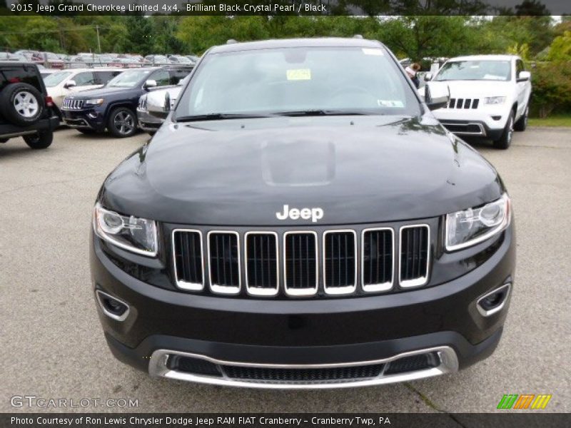 Brilliant Black Crystal Pearl / Black 2015 Jeep Grand Cherokee Limited 4x4