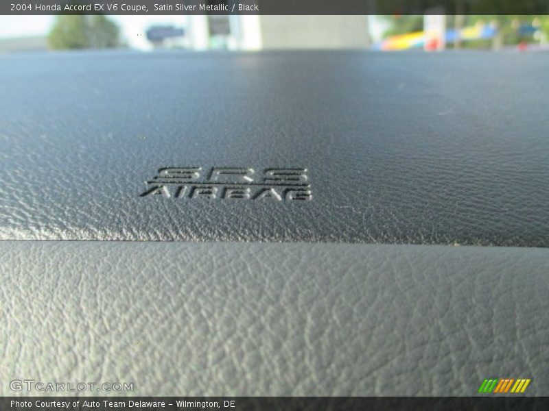 Satin Silver Metallic / Black 2004 Honda Accord EX V6 Coupe