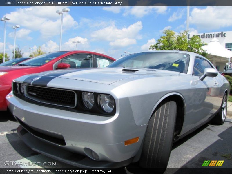 Bright Silver Metallic / Dark Slate Gray 2008 Dodge Challenger SRT8