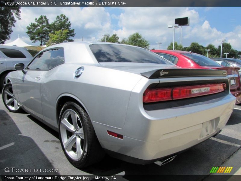 Bright Silver Metallic / Dark Slate Gray 2008 Dodge Challenger SRT8