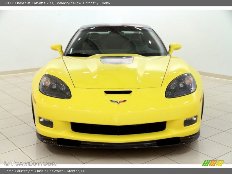 Velocity Yellow Tintcoat / Ebony 2013 Chevrolet Corvette ZR1