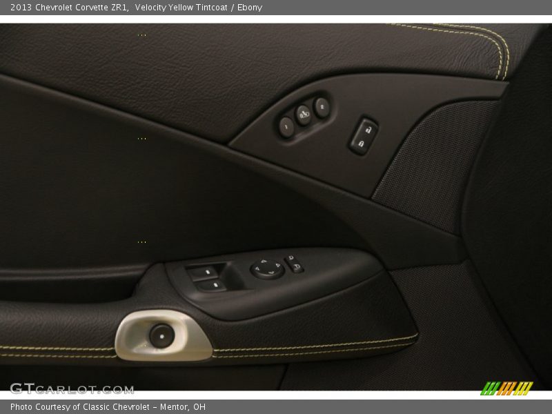 Velocity Yellow Tintcoat / Ebony 2013 Chevrolet Corvette ZR1