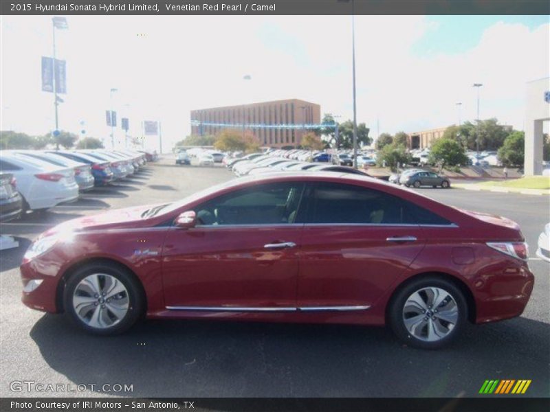 Venetian Red Pearl / Camel 2015 Hyundai Sonata Hybrid Limited