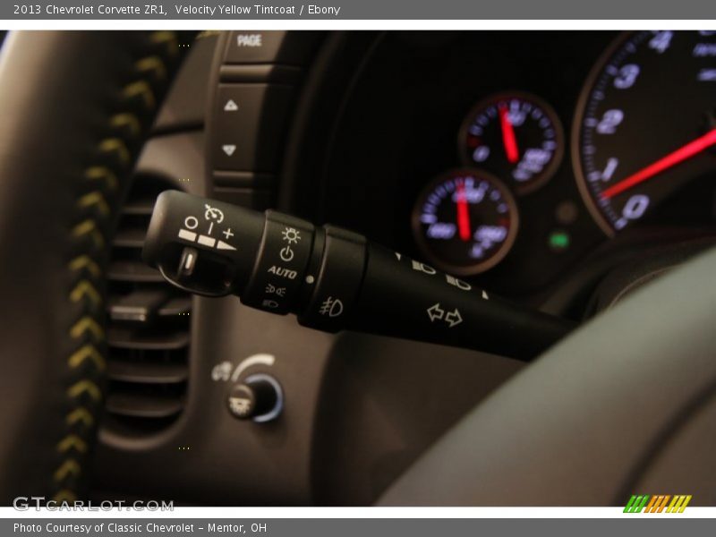 Velocity Yellow Tintcoat / Ebony 2013 Chevrolet Corvette ZR1