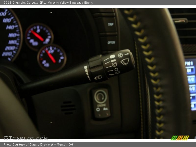 Controls of 2013 Corvette ZR1