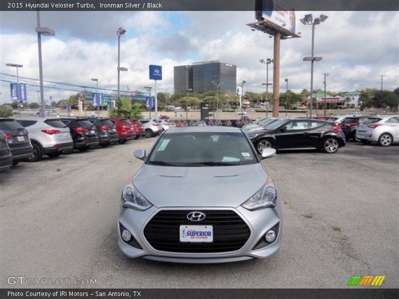 Ironman Silver / Black 2015 Hyundai Veloster Turbo