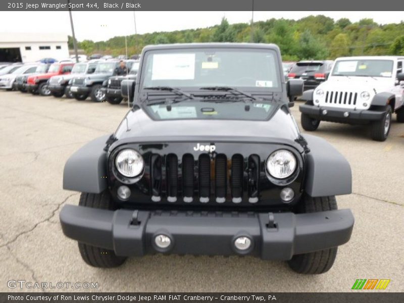 Black / Black 2015 Jeep Wrangler Sport 4x4