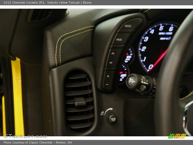 Velocity Yellow Tintcoat / Ebony 2013 Chevrolet Corvette ZR1