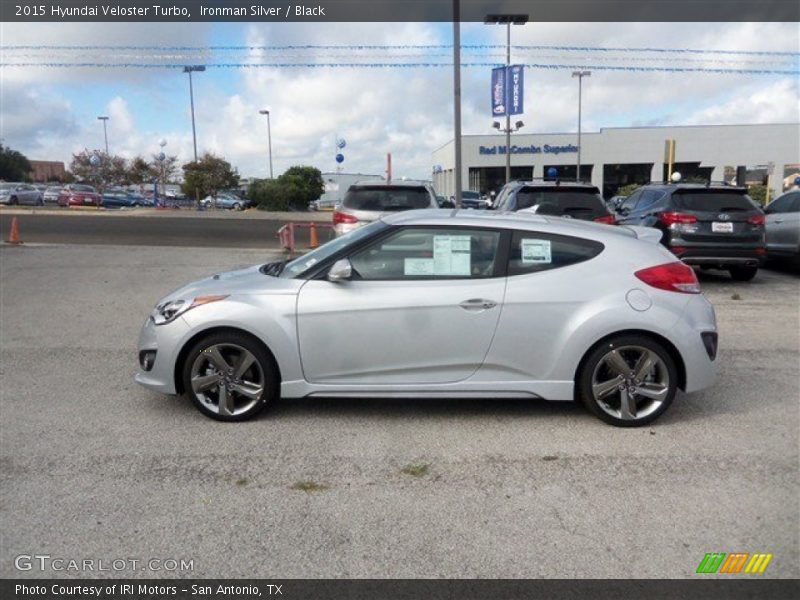 Ironman Silver / Black 2015 Hyundai Veloster Turbo
