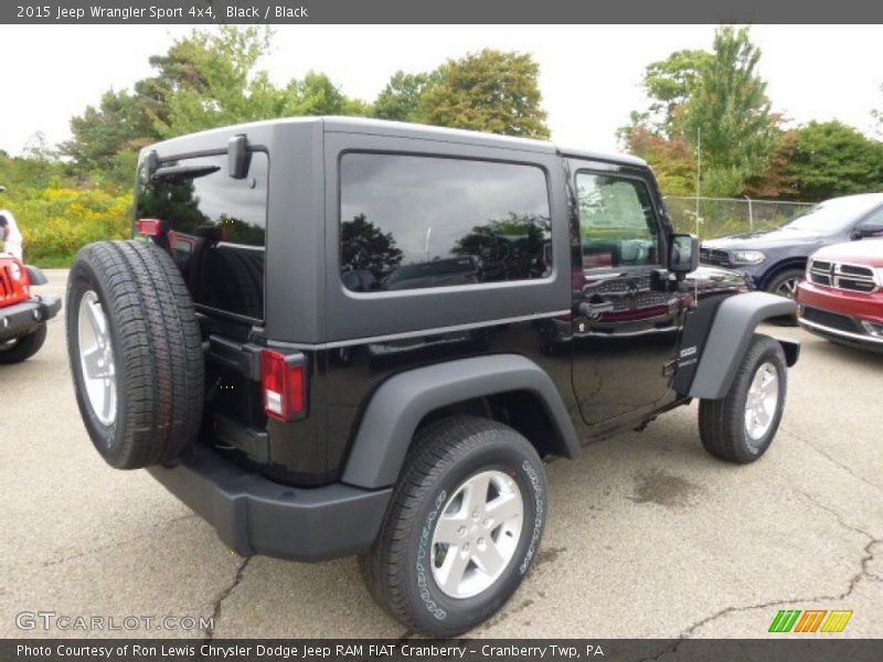 Black / Black 2015 Jeep Wrangler Sport 4x4