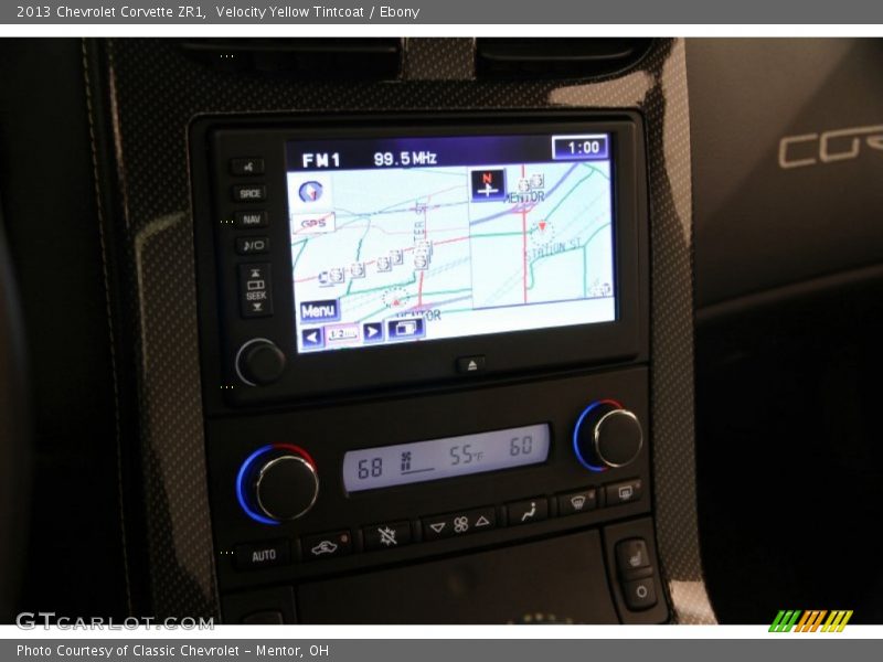 Navigation of 2013 Corvette ZR1