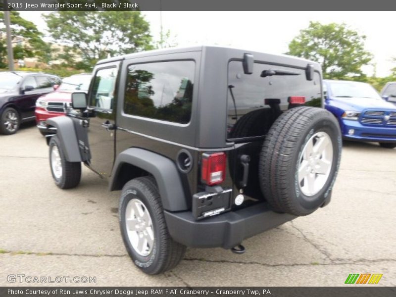 Black / Black 2015 Jeep Wrangler Sport 4x4