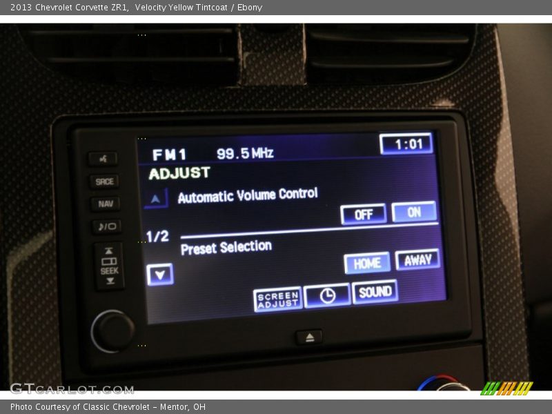Velocity Yellow Tintcoat / Ebony 2013 Chevrolet Corvette ZR1