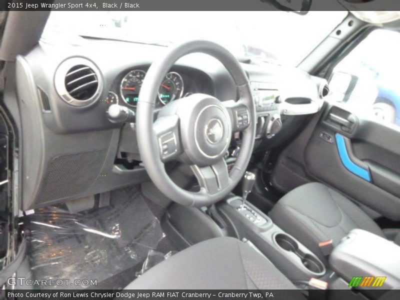 Black / Black 2015 Jeep Wrangler Sport 4x4