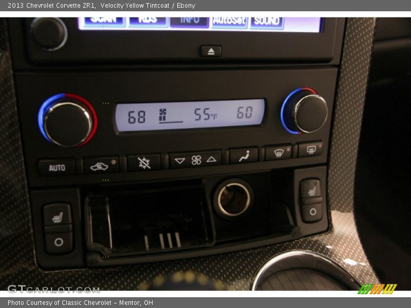 Controls of 2013 Corvette ZR1