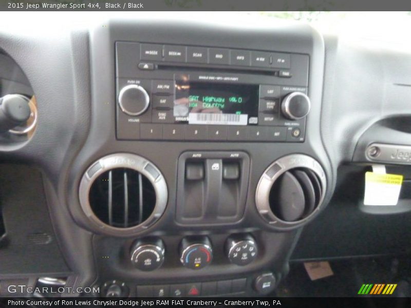 Black / Black 2015 Jeep Wrangler Sport 4x4